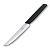 Нож Victorinox для стейка, лезвие 12 см прямое, чёрный